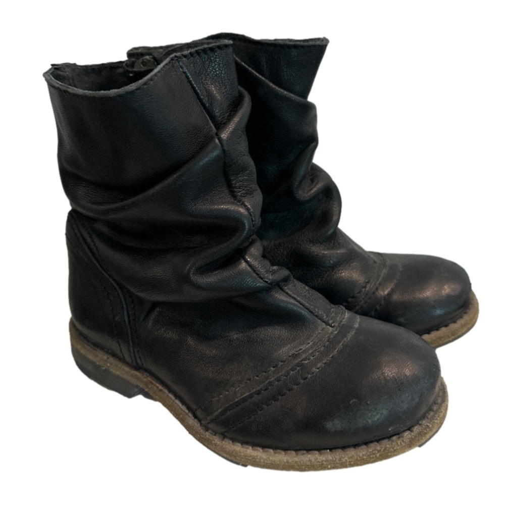 ALL Saints kids leather boots with zippers size US 9.5 / EU 26 (approx. 3 years)